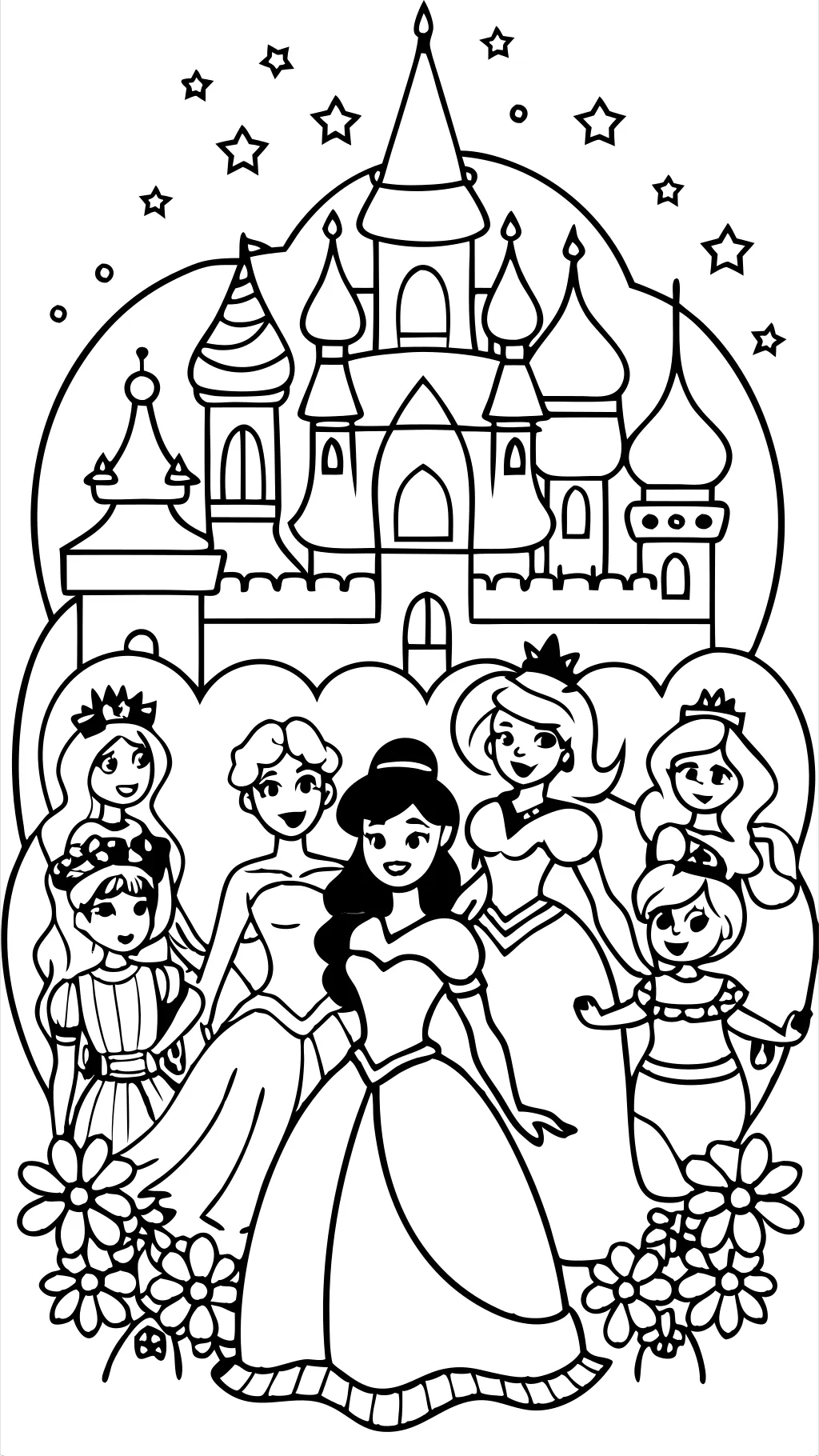 All Disney Princess Coloring Pages